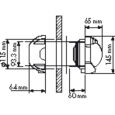  PLASTIMO CONTEST 130 SCHWARZ SCHOTMONTAGE  Z/A