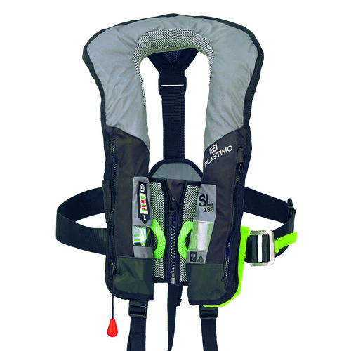PLASTIMO Rettungsweste SL180, grau, Pro-Sensor PLASTIMO Rettungsweste SL180, grau, Pro-Sensor