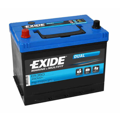 Exide Dual Säure-Batterie -  80Ah -  350Wh -  12V