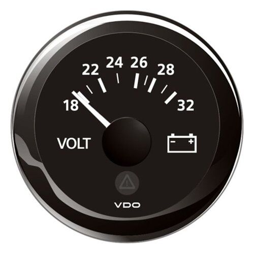 VDO Veratron VL AFTERMARKET VOLTMETER - V - SINGL VDO Veratron VL AFTERMARKET VOLTMETER - V - SINGL