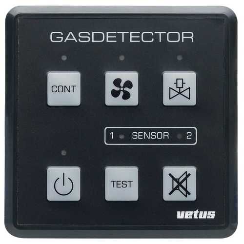 Vetus Gas-/Kohlenmonoxiddetect. 12/24V Vetus Gas-/Kohlenmonoxiddetect. 12/24V