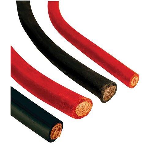 Vetus Batteriekabel 6mm2 -  Schwarz PVC Mantel