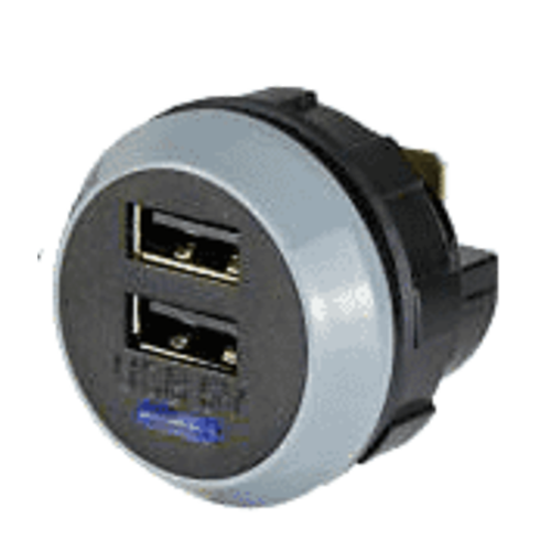philippi Philippi USD GW USB Einbau-Doppel-Ladesteckdose philippi Philippi USD GW USB Einbau-Doppel-Ladesteckdose