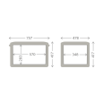 Dometic Eisbox-Passivkühlbox Patrol 55 -  Farbe: Slate