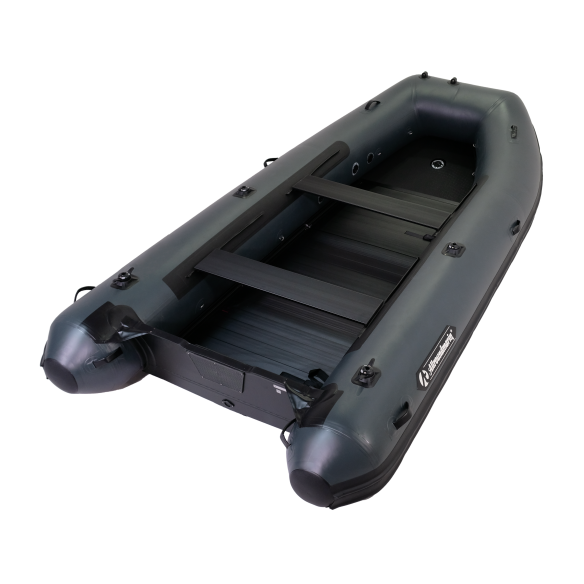 Allroundmarin Predator 430 Grau mit Aluboden (4 Ribports)