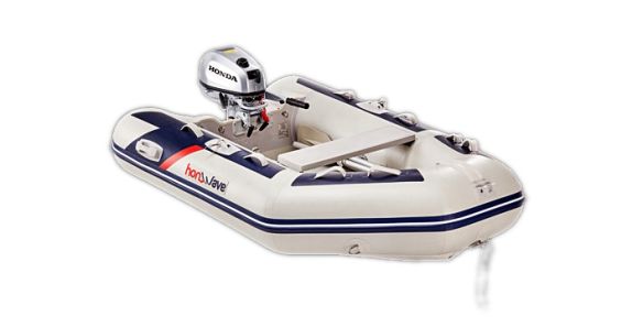 Honda Honwave T24 IE3 Schlauchboot Hochdruck-Boden