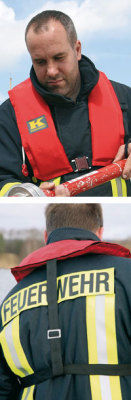 Kadematic 15 BG rot Feuerwehr Rettungsweste Kadematic 15 BG rot Feuerwehr Rettungsweste