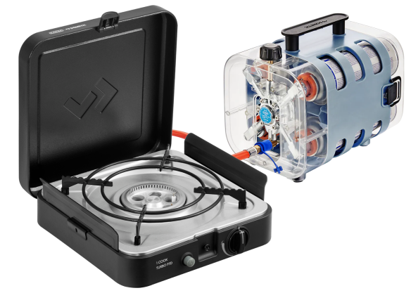 Cadac 1 Cook Turbo FFD mit Zündsicherung, 50mbar - Quad Power Pak