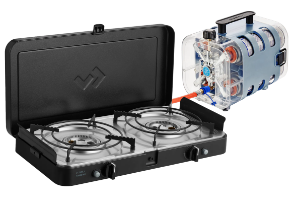 Cadac 2 Cook Turbo FFD mit Zündsicherung, 50mbar - Quad Power Pak