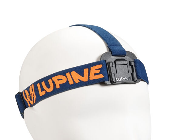 Lupine FrontClick Stirnband für PentaPro/Piko/Blika/Neo (blau-orange) Lupine FrontClick Stirnband für PentaPro/Piko/Blika/Neo (blau-orange)