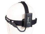 Lupine Penta Pro Stirnlampe (Akku 22 Wh/3.1 Ah, 5700 K Tageslichtweiß), Bandfarbe: Schwarz