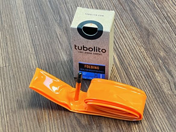 Tubolito Schlauch SV4 (Brompton) Ultralight Sclaverand Ventil Tubolito Schlauch SV4 (Brompton) Ultralight Sclaverand Ventil