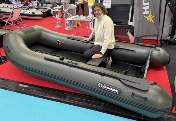 Allroundmarin Xtream 335 olivgrün Aluboden Schlauchboot