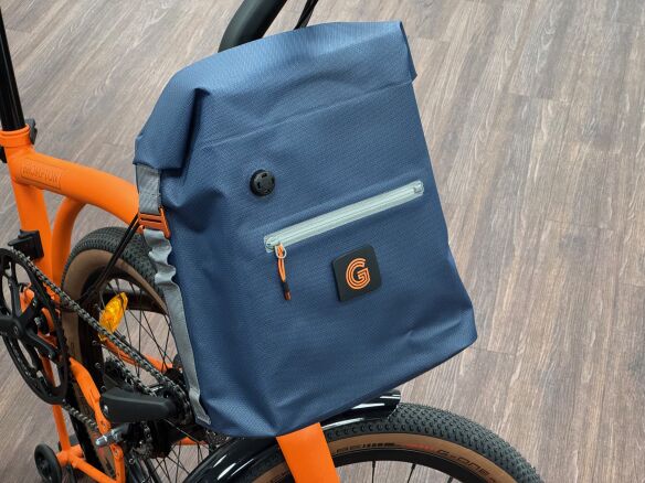 Brompton Borough WP Roll Top Small G Line Navy/Grey Brompton Borough WP Roll Top Small G Line Navy/Grey