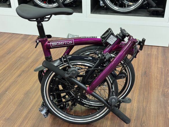 Brompton C Line 12-Gang Amethyst Lacquer Tiefer Lenker Brompton C Line 12-Gang Amethyst Lacquer Tiefer Lenker