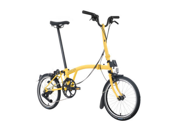 Brompton C Line 12-Gang Bumblebee Yellow Hoher Lenker Brompton C Line 12-Gang Bumblebee Yellow Hoher Lenker