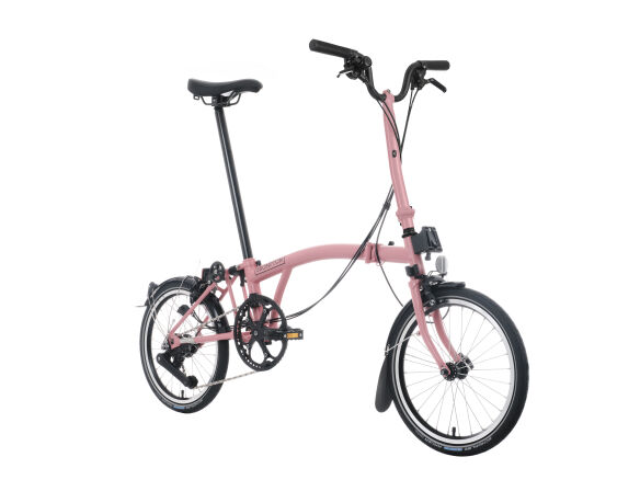 Brompton C Line 12-Gang Flamingo Pink Hoher Lenker Brompton C Line 12-Gang Flamingo Pink Hoher Lenker