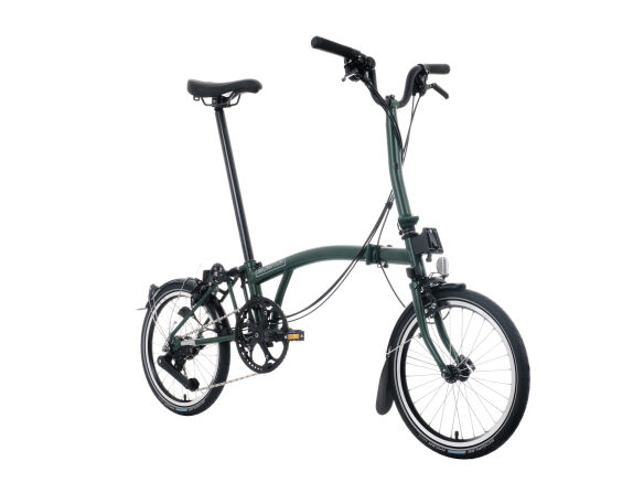 Brompton C Line 12-Gang Racing Green Mittlerer Lenker Brompton C Line 12-Gang Racing Green Mittlerer Lenker