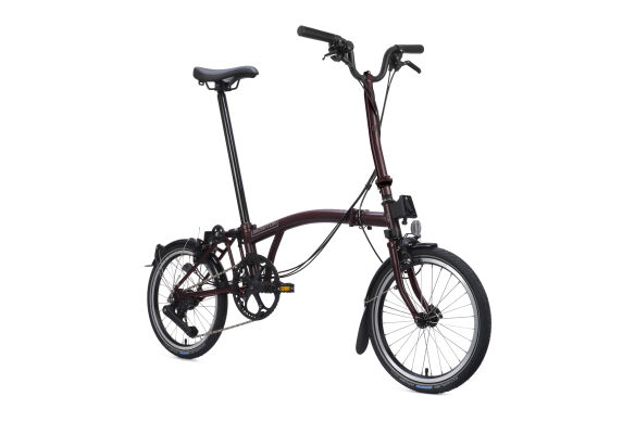 Brompton C Line 12-Gang Red Plum H-Lenker