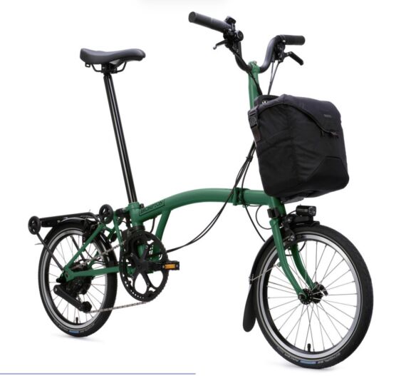 Brompton Electric C Line Racing Green M-Lenker
