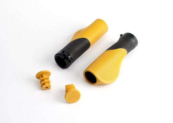Brompton ergonomische Gummigriffe gold