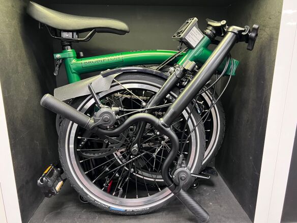 Brompton C Line Explore Racing Green/schwarz Mittlerer Lenker Brompton C Line Explore Racing Green/schwarz Mittlerer Lenker