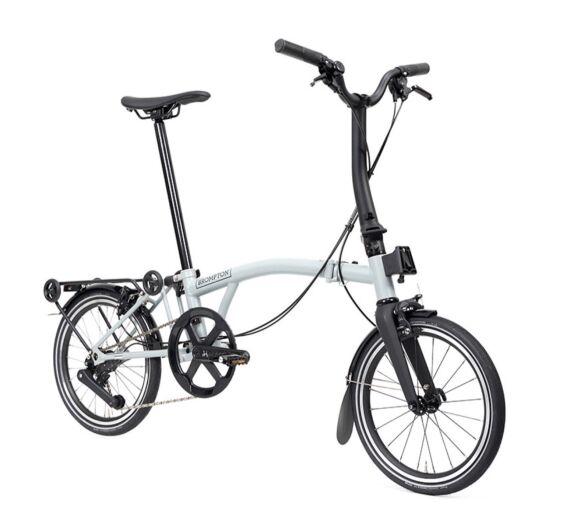 Brompton New P Line 4-Gang Lunar Ice M-Lenker