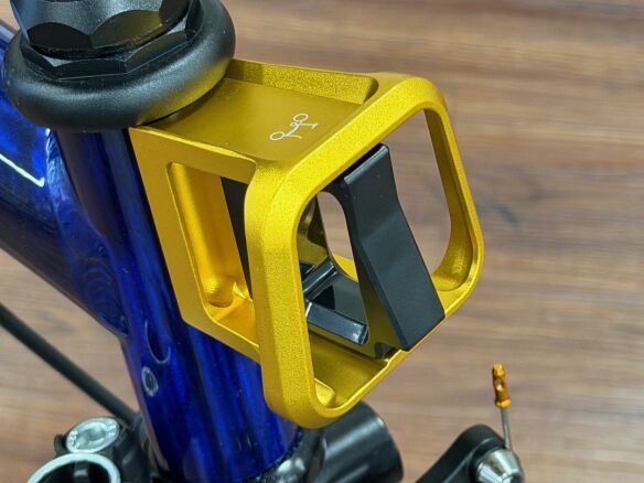 Brompton Original Trägerblock Aluminium Gold