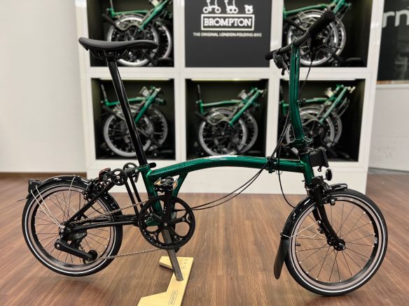 Brompton P Line 4-Gang Emerald Green Lacquer Tiefer Lenker