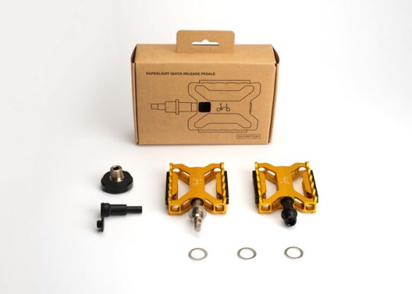 Brompton Superlight Pedalen-Set Gold