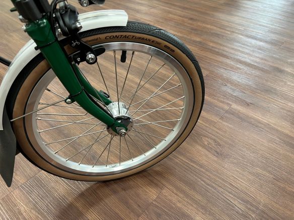 Continental Conti Contact Urban Dark Tan Braun Brompton 16 Zoll Continental Conti Contact Urban Dark Tan Braun Brompton 16 Zoll