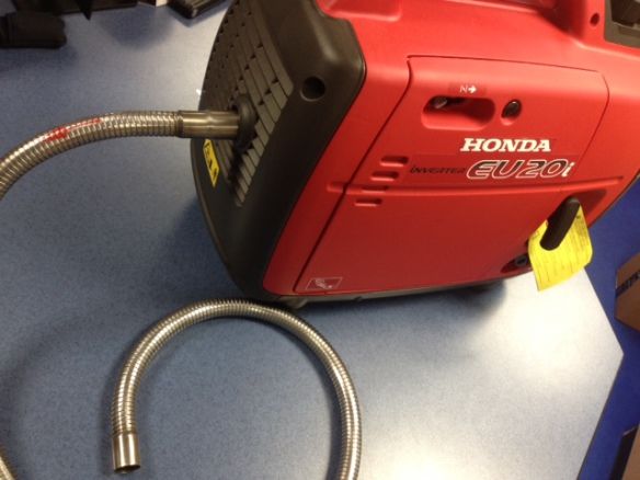 Honda Abgasschlauch Edelstahl VA 140 cm für EU10i/EU20i/EU30i Honda Abgasschlauch Edelstahl VA 140 cm für EU10i/EU20i/EU30i