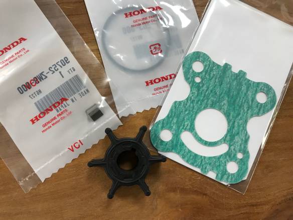 Honda Impeller Reparaturkit BF 9,9 BF 15 Baujahr 1987-2000 Aussenbordmotor Honda Impeller Reparaturkit BF 9,9 BF 15 Baujahr 1987-2000 Aussenbordmotor