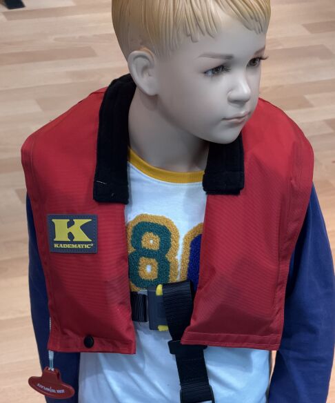 Kadematic Junior A Rot Automatikweste Kinderweste