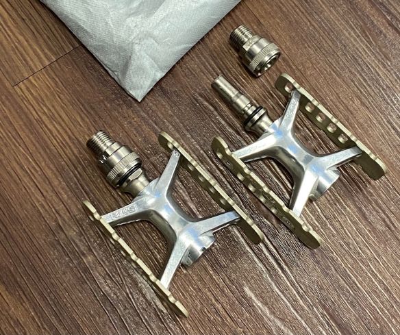 MKS Promenade Ezy Titanfinish Steckpedalen Faltpedalen MKS Promenade Ezy Titanfinish Steckpedalen Faltpedalen