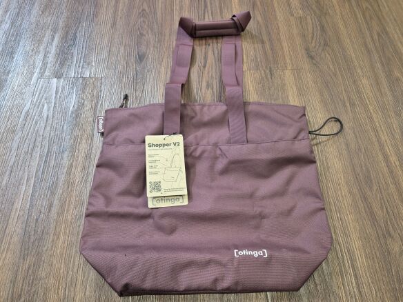 otinga Shopper V2 Einkaufstasche aubergine-rot otinga Shopper V2 Einkaufstasche aubergine-rot