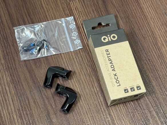 QiO Lock Adapter für Rahmenschloß an Federgabel