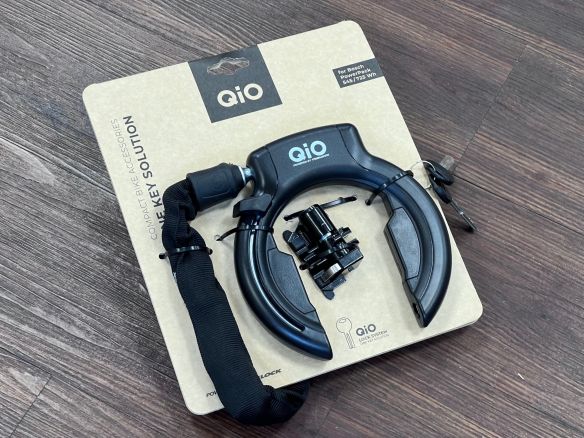 QiO Rahmenschloß Schlossset Batt.545/800 gleichschließend inkl Kette