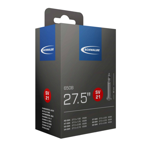 Schwalbe Ersatz Schlauch Tern Orox 27 - 5 Zoll SV21XXL Schwalbe Ersatz Schlauch Tern Orox 27 - 5 Zoll SV21XXL