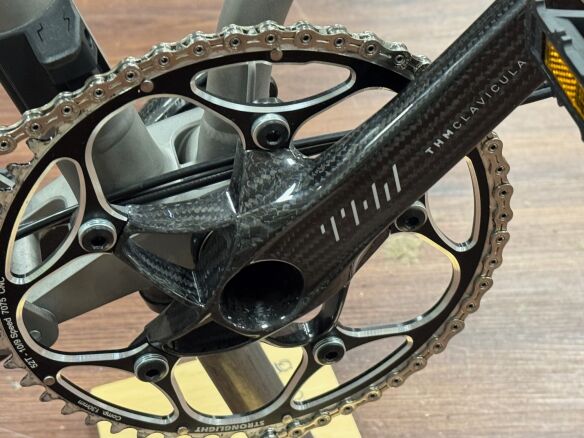 THM Clavicula SL Carbon Kurbel Crankset passend für Brompton C/P/T Line(293 Gramm) THM Clavicula SL Carbon Kurbel Crankset passend für Brompton C/P/T Line(293 Gramm)