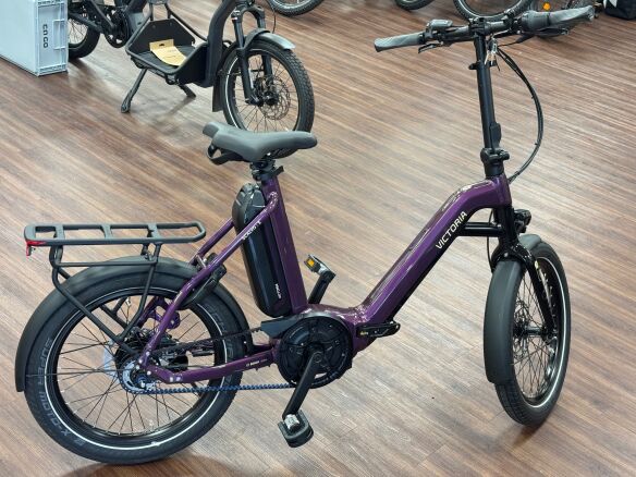 Victoria Scalyo Fylgran 3 Blackberry Violett Riemen Rücktritt 545 Wh Faltrad Victoria Scalyo Fylgran 3 Blackberry Violett Riemen Rücktritt 545 Wh Faltrad
