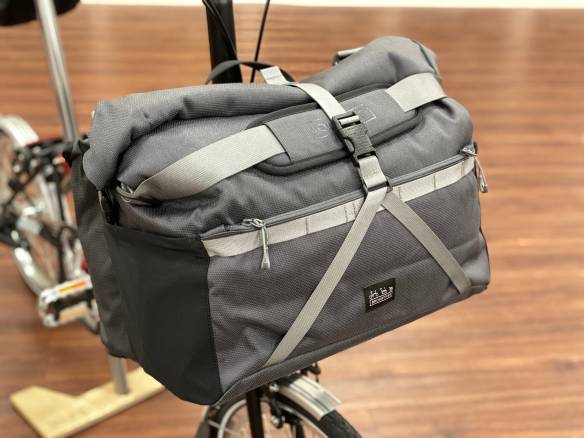 Brompton Roll Top Bag Large Grau *Christmas Sale*