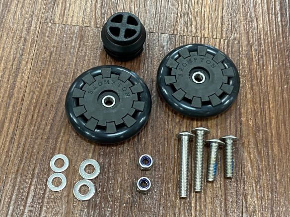 Brompton Easy Wheels Eazy 2er Set 6mm (Gepäckträger 2x bestellen ) Brompton Easy Wheels Eazy 2er Set 6mm (Gepäckträger 2x bestellen )