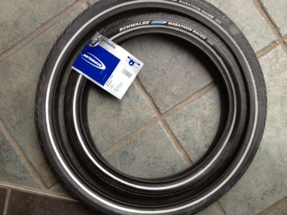 Schwalbe Reifen 20 Zoll Marathon Racer passend für alle Tern Dahon Falträder Schwalbe Reifen 20 Zoll Marathon Racer passend für alle Tern Dahon Falträder