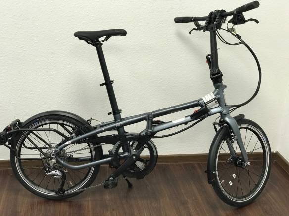 Tern BYB P8 Licht Matte Nimbus Silver blau