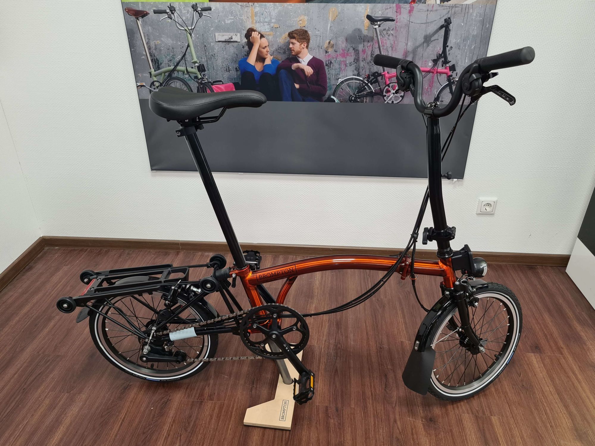 Brompton Black Edition Flame Lacquer Hoher Lenker