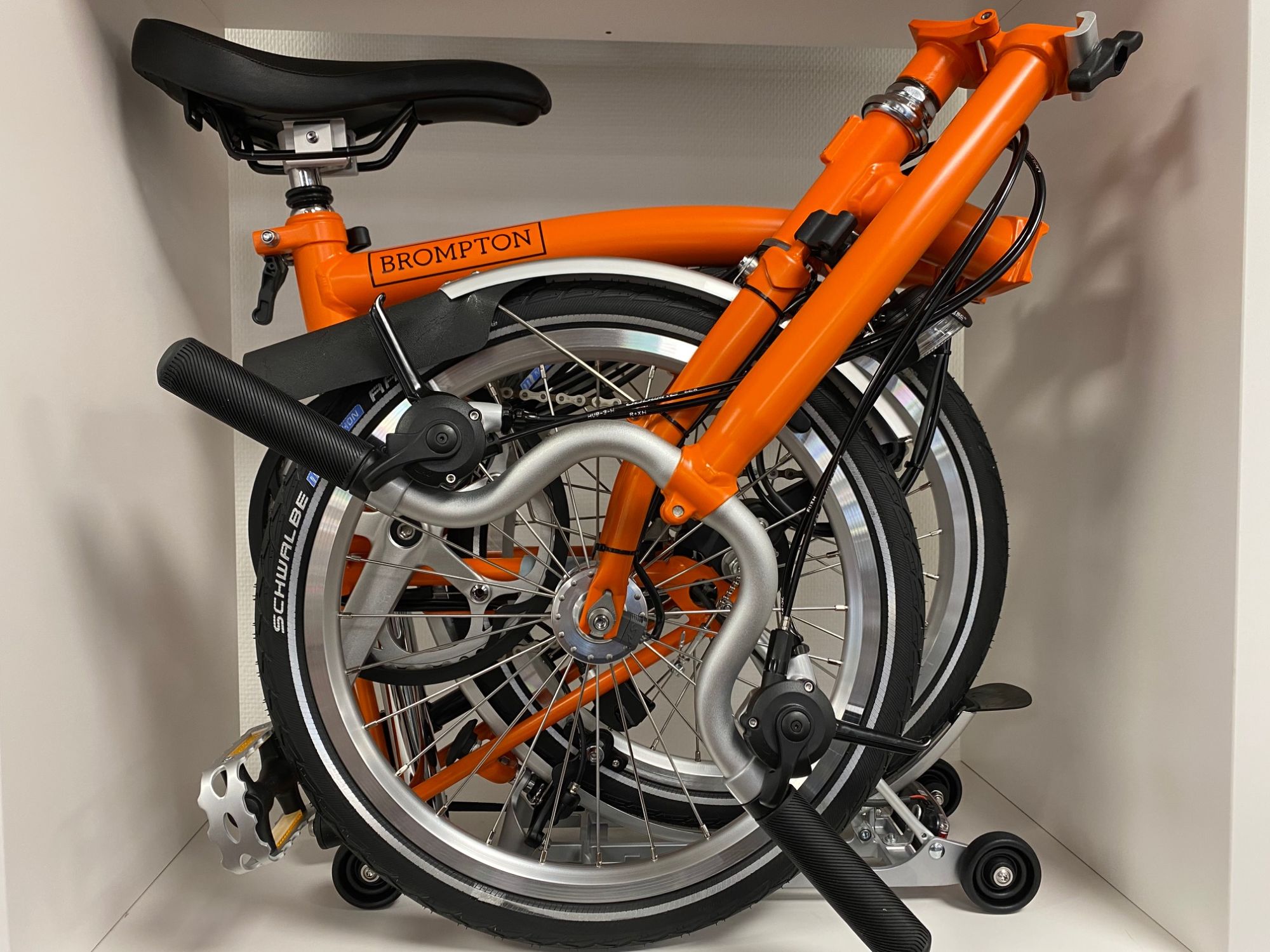 Brompton 6-Gang -hoher Lenker- Orange Brompton 6-Gang -hoher Lenker- Orange
