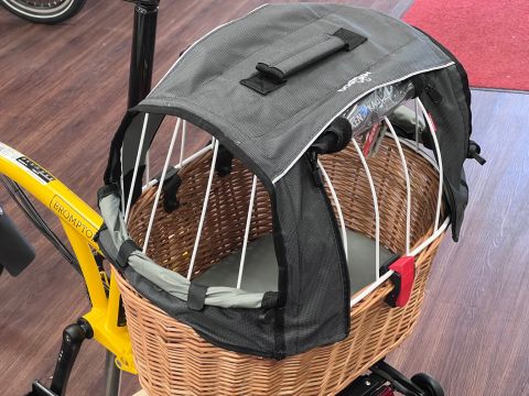 KLICKfix Hundekorb für Brompton Gepäckträger