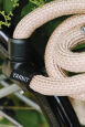 Abus Yarnit 4004K Seilschloß mit Kette 85 cm Schwarz