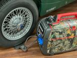 AXA Diebstahlschutz für Honda Stromerzeuger EU22i/ EU10i Edelstahl